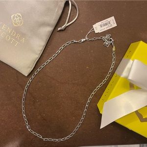 Kendra Scott Silver Merrick Chain Necklace